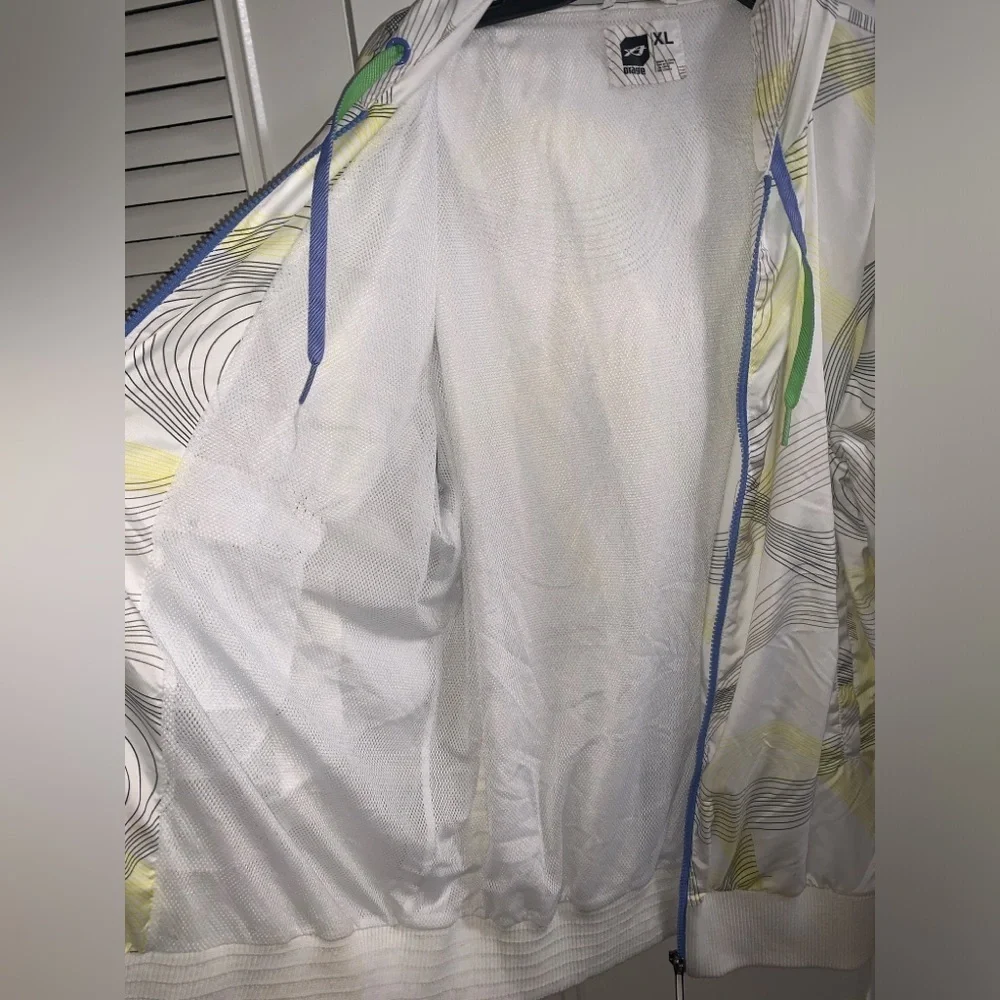 Orage Hooded Windbreaker Graphic Print, Size XL-A193